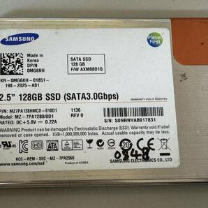 SAMSUNG SSD 128GB【動作確認済み】0848 の画像1