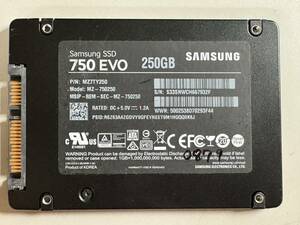 SAMSUNG【動作確認済み】SSD 250GB 0879