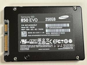 SAMSUNG【動作確認済み】SSD 250GB 0876