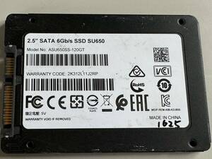 ADATA SSD 120GB【動作確認済み】1625