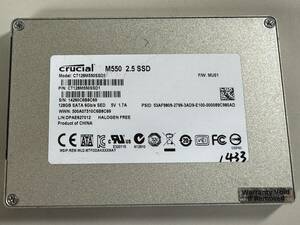 CRUCIAL SSD 128GB[ operation verification ending ]1633