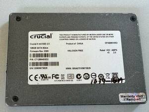 CRUCIAL SSD 128GB[ operation verification ending ]1639