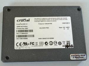 CRUCIAL SSD 128GB[ operation verification ending ]1644