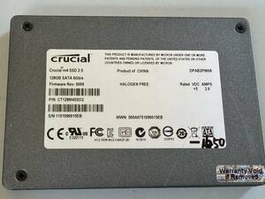 CRUCIAL SSD 128GB[ operation verification ending ]1650