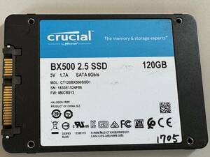 CRUCIAL SSD 120GB[ operation verification ending ]1705
