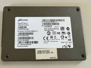 MICRON SSD 128GB[ operation verification ending ]1714