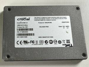 CRUCIAL SSD 128GB【動作確認済み】2012　　