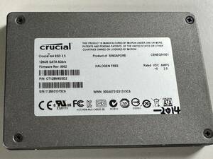 CRUCIAL SSD 128GB【動作確認済み】2014　