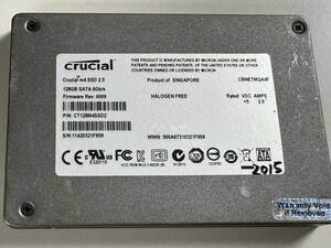 CRUCIAL SSD 128GB[ operation verification ending ]2015