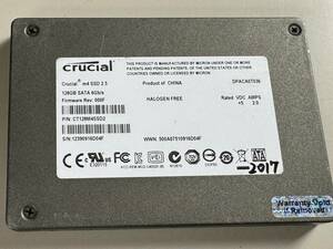 CRUCIAL SSD 128GB[ operation verification ending ]2017