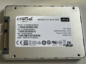 CRUCIAL SSD 240GB[ рабочее состояние подтверждено ]2020