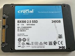 CRUCIAL SSD 240GB【動作確認済み】2030