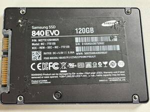 SAMSUNG SSD 120GB【動作確認済み】0233　
