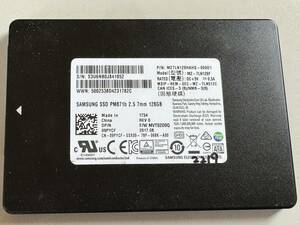 SAMSUNG SSD 128GB【動作確認済み】2219