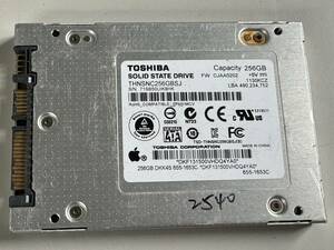 TOSHIBA SSD 256GB【動作確認済み】2540
