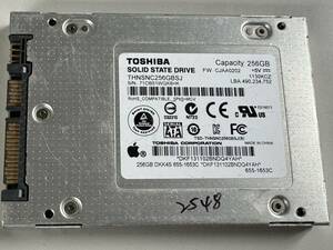 TOSHIBA SSD 256GB【動作確認済み】2548　