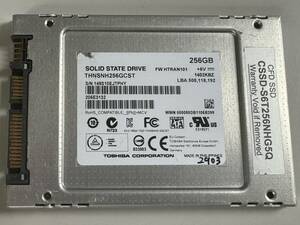 TOSHIBA SSD 256GB【動作確認済み】2903　