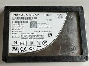 INTEL SSD 120GB【動作確認済み】3126