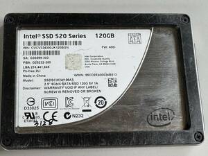 INTEL SSD 120GB[ operation verification ending ]3128