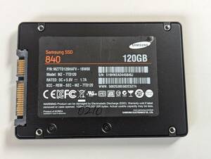 SAMSUNG SSD120GB【動作確認済み】0210