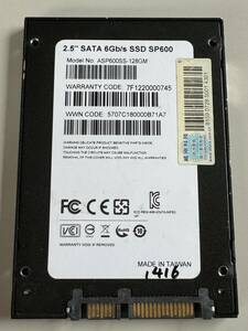 ADATA SSD 128GB【動作確認済み】1416