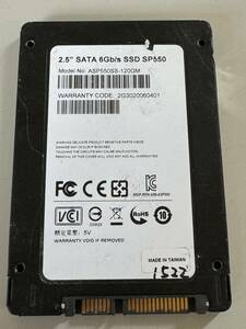  ADATA SSD120GB【動作確認済み】1522