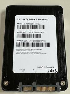 ADATA SSD 128GB【動作確認済み】1603　