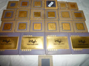 金 再生 ゴールド Intel PENTIUM PRO等 768g 合計23個 錬金 都市鉱山 現品