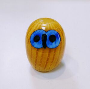 イッタラ iittala birdbytoikka Northern owl yellow