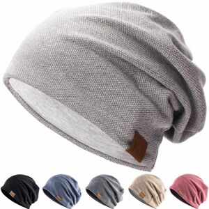 [MECOLO] ニット帽 メンズ コレクション ストレスフリーな新感覚 防寒保温・柔らかい・ふわふわ・シンプル・おしゃれ 帽子