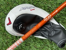 ★1円スタート★ キャロウェイ Callaway APEX UW 19°★ グラファイトデザイン TOUR AD DI-85（S）HYBRID ★専用ヘッドカバー付_画像2