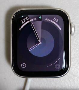 【開封済・美品・ロック解除済】Apple Watch SE (2nd Gen) 40mm Starlight Case & Starlight Band GPSモデル MR9U3J/A 160