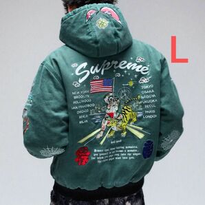 Supreme AOI Hooded Work Jacket Teal Lサイズ