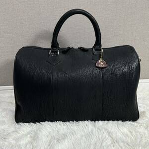 YT1528 JRA exotic leather Boston bag Shark s gold black original leather travel bag 