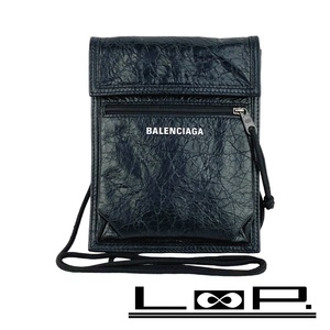 # новый такой же # Balenciaga Explorer сумка на плечо сумка кожа черный [141256]