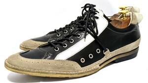 [新品未使用] 　KATHARINE HAMNETT　25.5cm レザーシューズ　本革　レースアップ　メンズ　高級靴　革靴　フォーマル　紳士靴　送料無料！