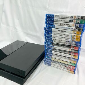 ①プレイステーション4ソフト19枚 PlayStation4 CHU-1100A本体ジャンクおまとめ