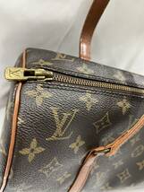 ①ルイヴィトン モノグラム ハンドバッグ 旧パピヨンgm 30 ミニバッグ LOUIS VUITTON 筒型 ミニボストン【Ｓ】_画像2