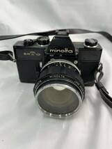 ①OLYMPUSオリンパスMINOLTA ミノルタ フィルムカメラ レンズ付き ジャンク 4点セット_画像6