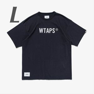 WTAPS 24SS SIGN/SS/COTTON.TSSC NAVY Tシャツ　L