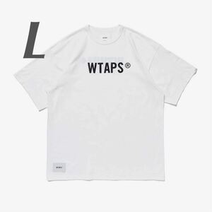 WTAPS 24SS SIGN/SS/COTTON.TSSC WHITE Tシャツ　L