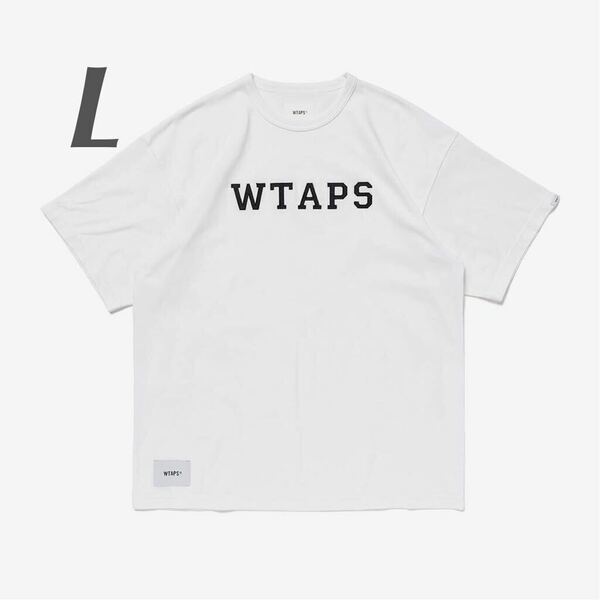 WTAPS 24SS ACADEMY / SS / COTTON. COLLEGE WHITE 3　 L