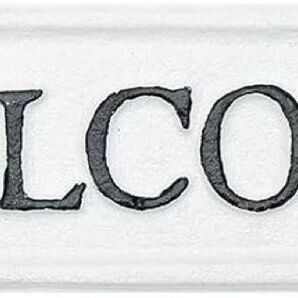 鋳鉄製 壁掛け式 welcome ガーデン、お店、花屋、玄関