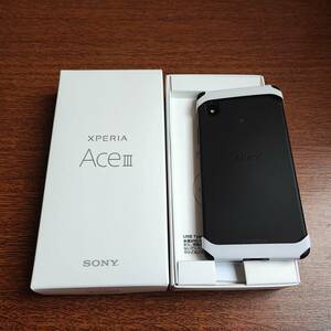 新品 Xperia ACE III SONY simフリー A203SO ブラック ソニー エクスペリア