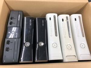 XBOX/XBOX360 本体 6台セット まとめ売り 動作未確認 ジャンク エックスボックス【z1-602/0/0】