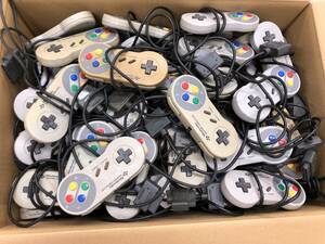 Nintendo SFC Super Famicom controller SHVC-005 approximately 124 piece summarize large amount Nintendo nintendo operation not yet verification Junk [z3-498/0/0]