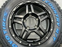 4本セット! 16インチ ジムニー シエラ JB74 新品 タイヤホイールセット TOYO オープンカントリー 225/70R16 ホワイトレター ブロックタイヤ_画像10