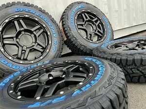 4本セット! 16インチ ジムニー シエラ JB74 新品 タイヤホイールセット TOYO オープンカントリー 225/70R16 ホワイトレター ブロックタイヤ