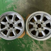 即納可!! 新品 2本セット 15×7.0J+20 PCD 100-4H 15インチ CB 73.1 ホイールのみ WR110-BR シルバー トレーラー ジェット スペア_画像6