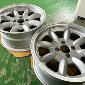 新品!! 送料無料!! 2本セット 15×7.0J+20 PCD 100-4H 15インチ CB 73.1 ホイールのみ WR110-BR シルバー トレーラー ジェット スペア